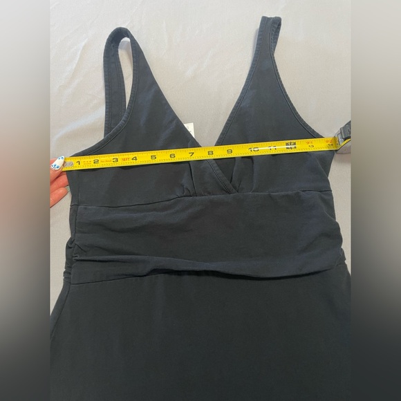 Patagonia 👗Classic Black V-Neck Mini Dress, size Small 95% Organic cotton - Picture 6 of 9